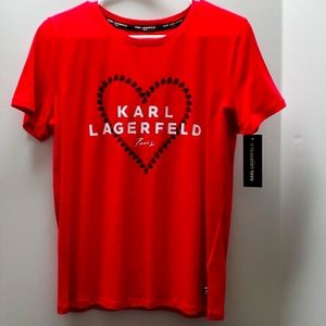KARL LAGERFELD NWT TEE SZ S